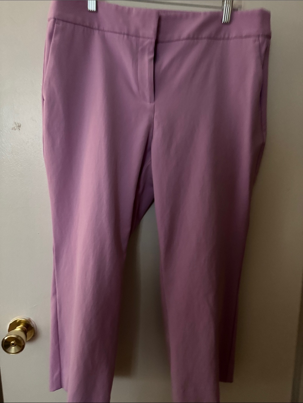 Talbots Mauve Straight-Leg Pants
